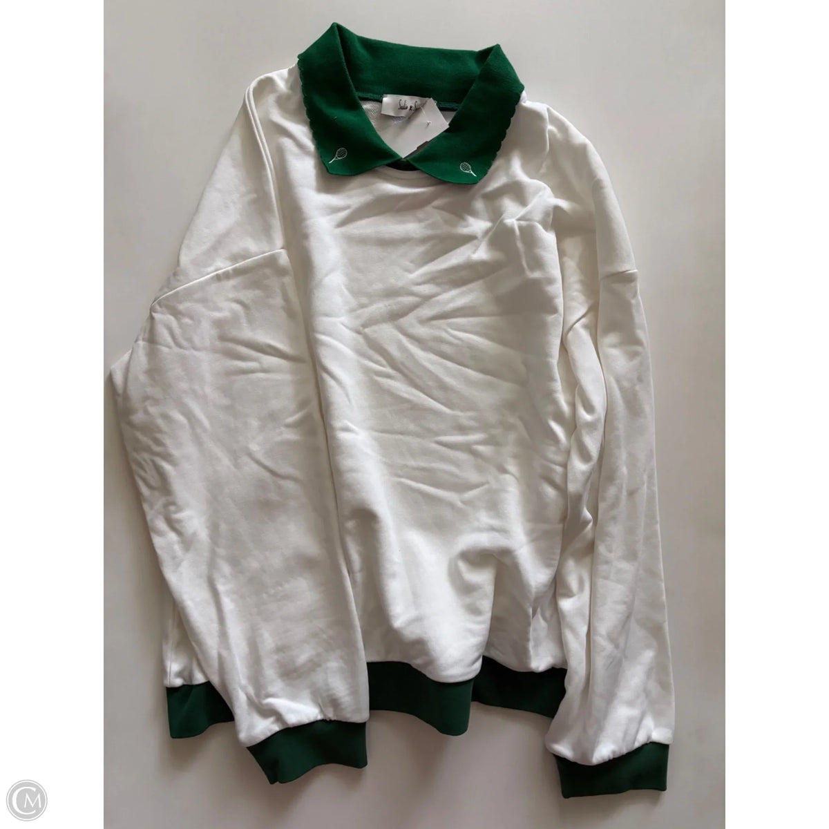 Sweater By Sadie & Sage In White, Size: S