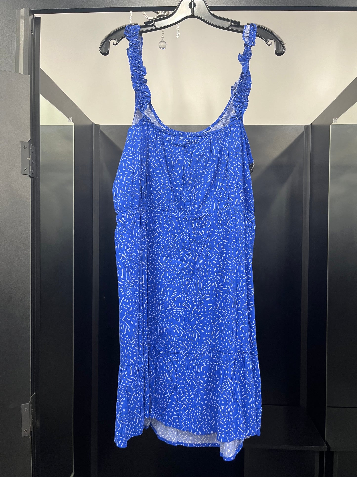 Blue Dress Casual Midi Banana Republic, Size L