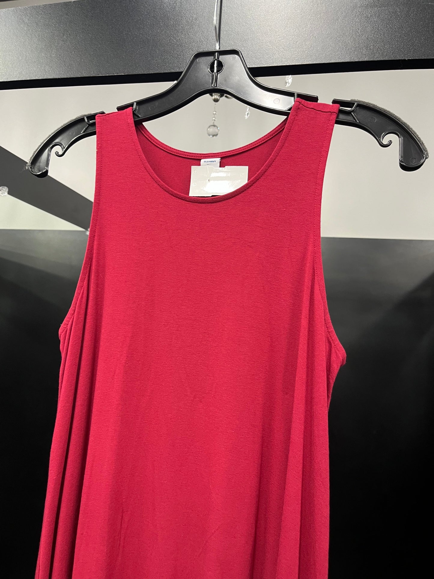 Red Dress Casual Midi Old Navy, Size S