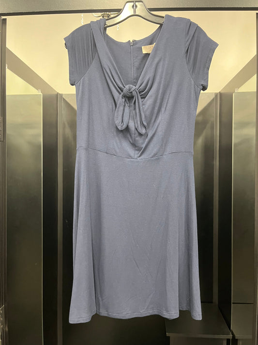 Blue Dress Casual Short Loft, Size Petite