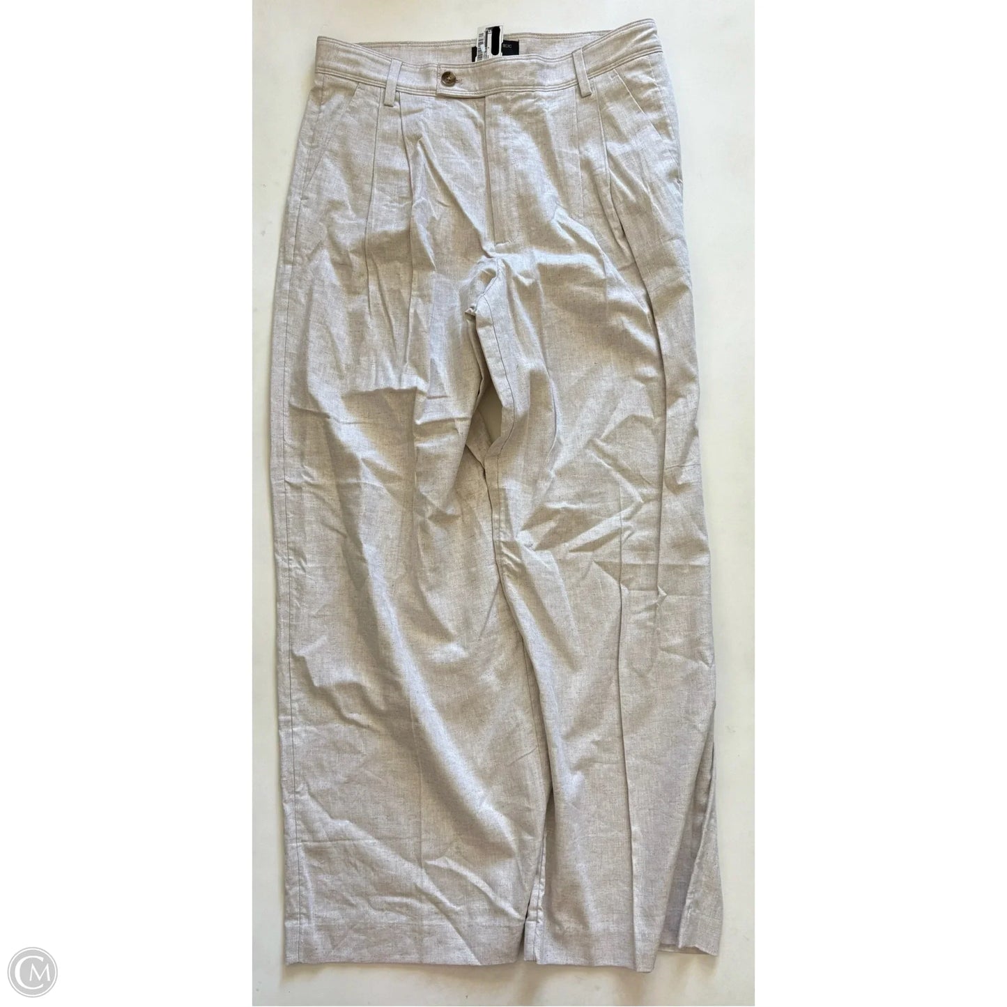 Pants Linen By Banana Republic In Cream, Size: 12