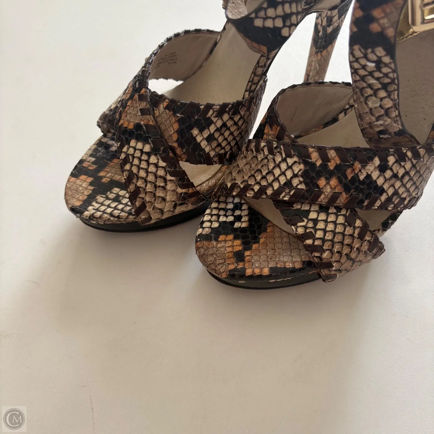Shoes Heels Stiletto By Michael By Michael Kors In Animal Print, Size: 8.5