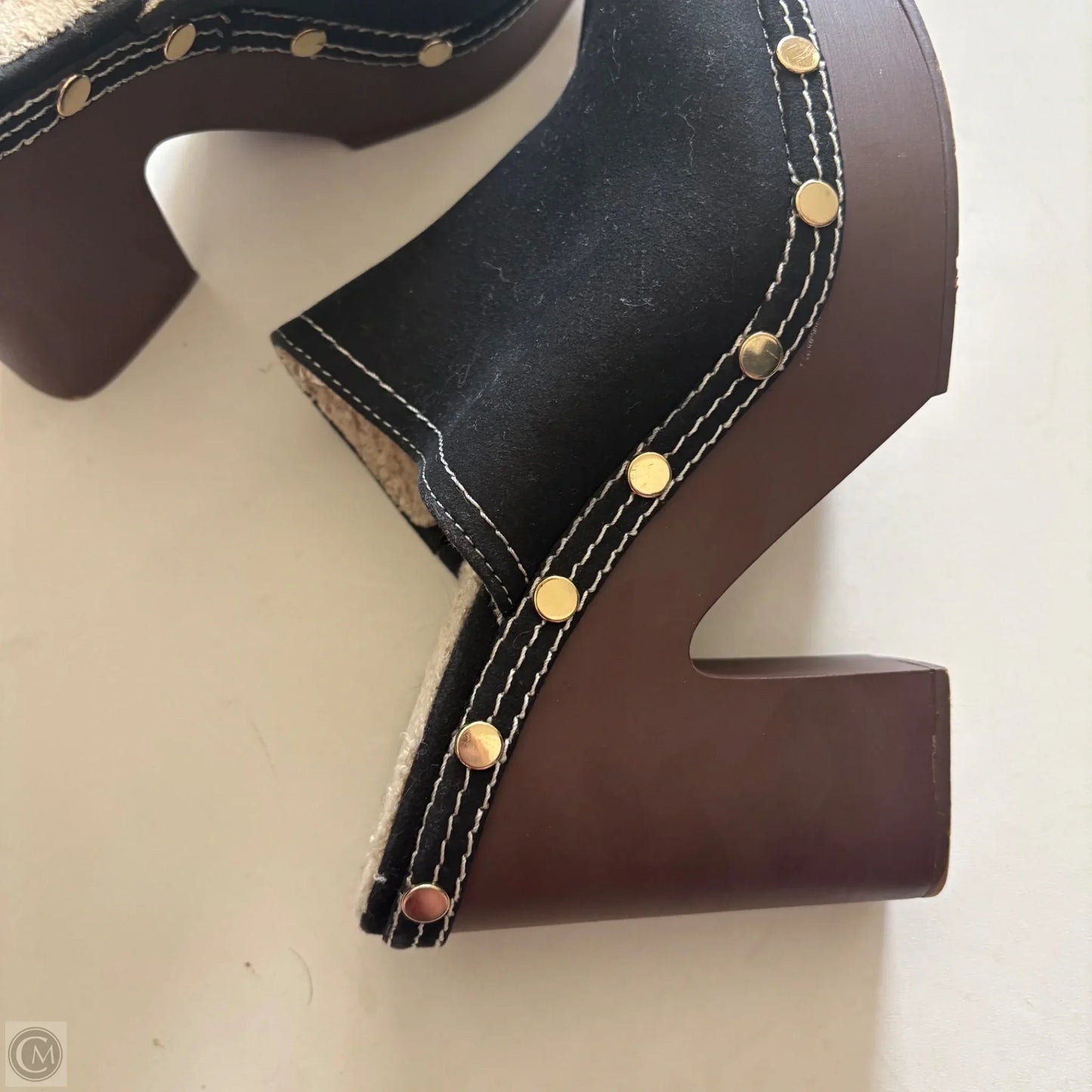 Shoes Heels Platform By Crown And Ivy In Black & Brown, Size: 8.5