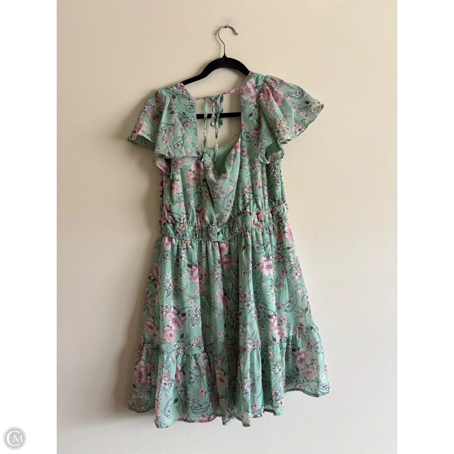 Dress Party Short By As U Wish In Floral Print, Size: Xl