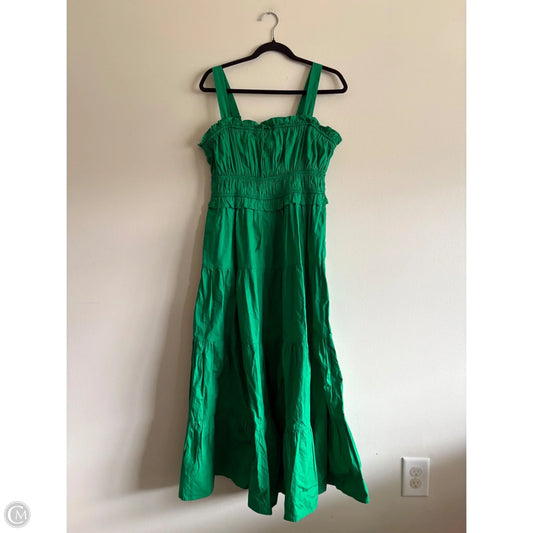 Dress Casual Maxi By Chelsea And Theodore In Green, Size: M