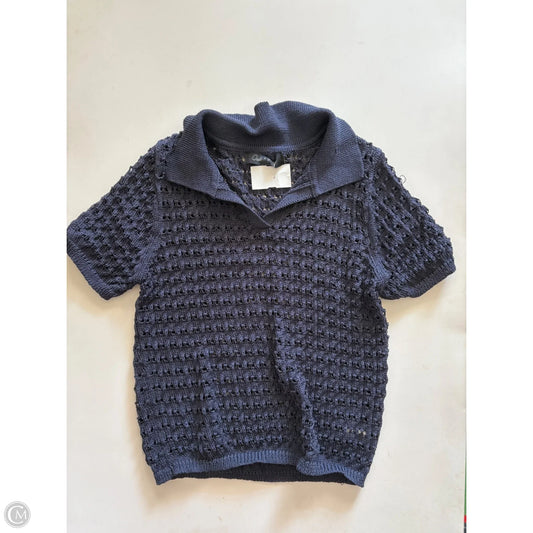 Top Short Sleeve By oak & trellis In Navy, Size: Xl