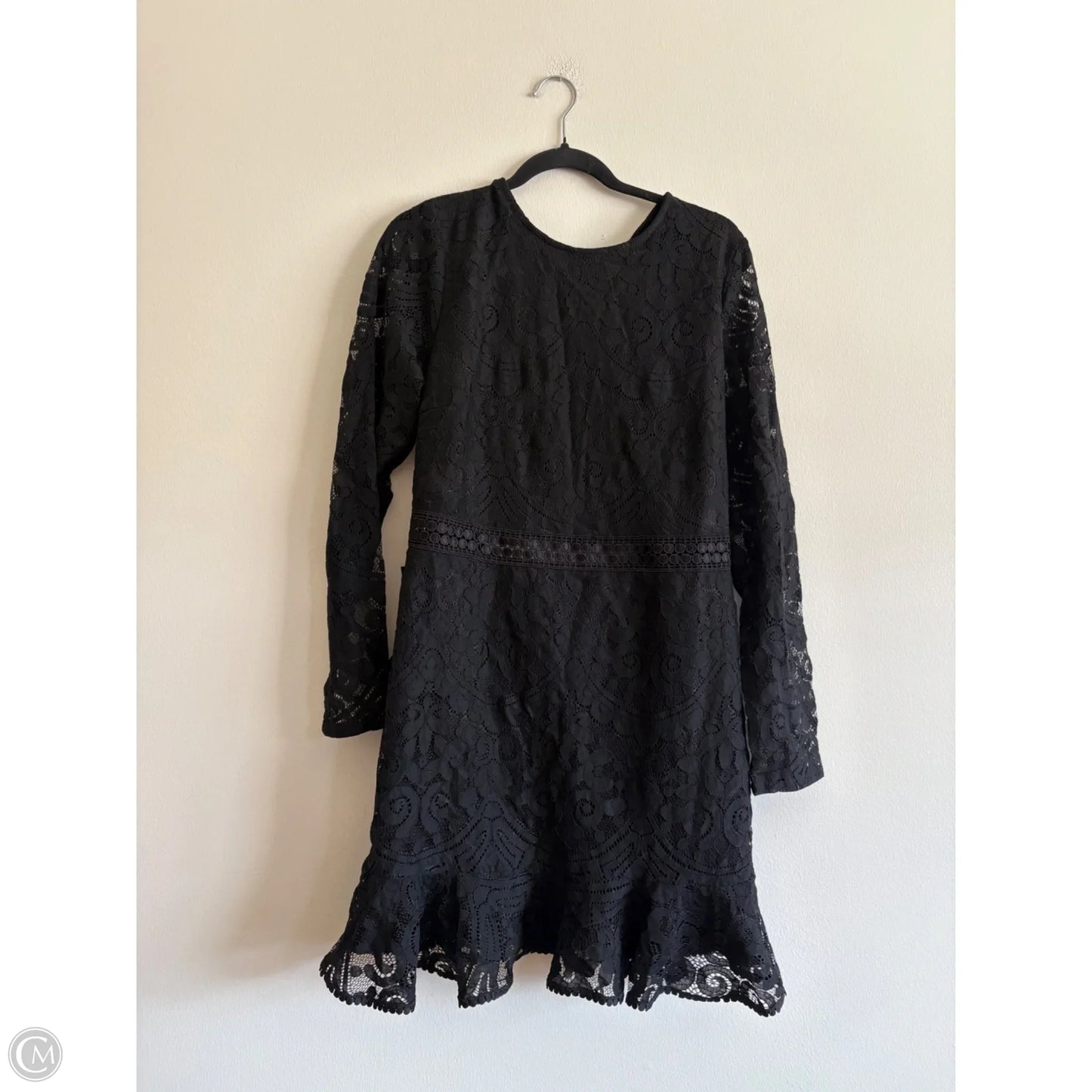 Dress Party Midi By Bebe In Black, Size: Xl