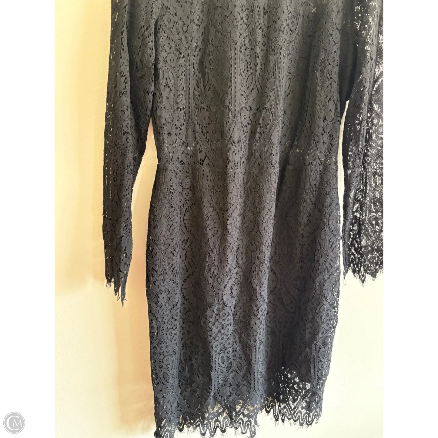 Dress Party Midi By Bebe In Black, Size: Xl