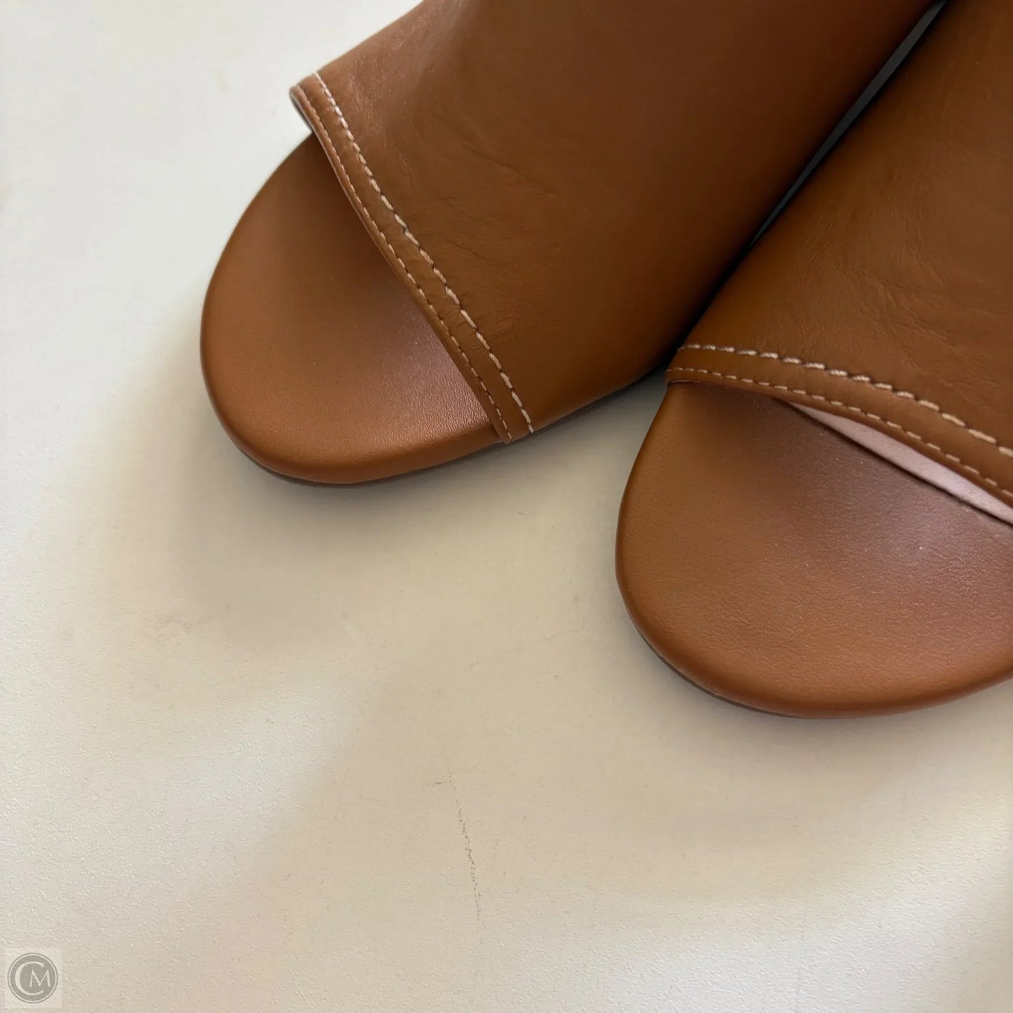 Shoes Heels Wedge By Talbots In Tan, Size: 8.5