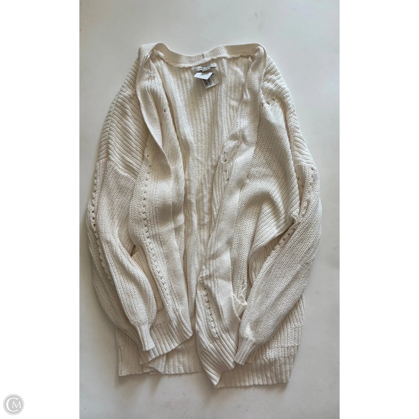 Cardigan By American Eagle In Cream, Size: M