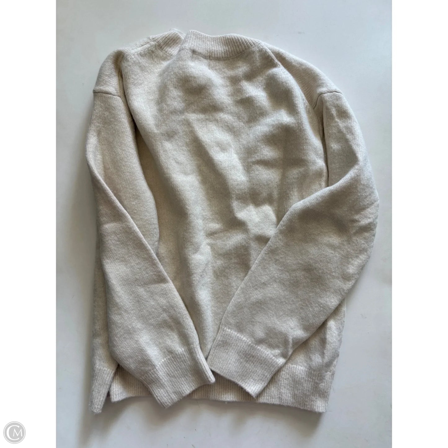 Sweater By H&m In Cream, Size: S