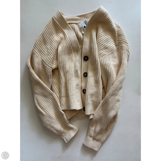 Cardigan By H&m In Cream, Size: S