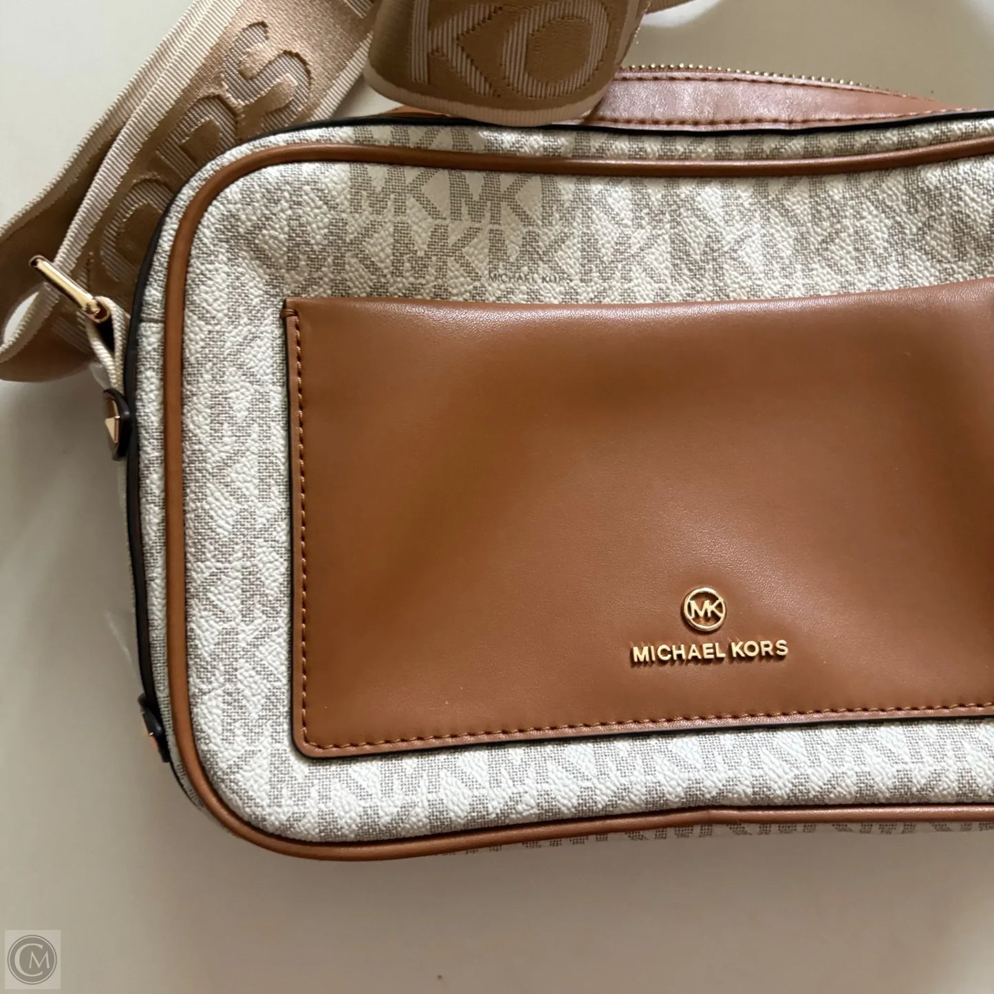Crossbody Designer By Michael Kors, Size: Medium