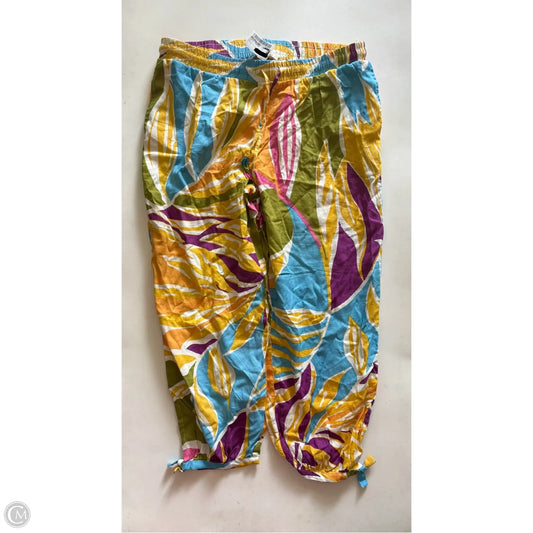 Pants Cropped By Christian Siriano In Multi-colored, Size: L