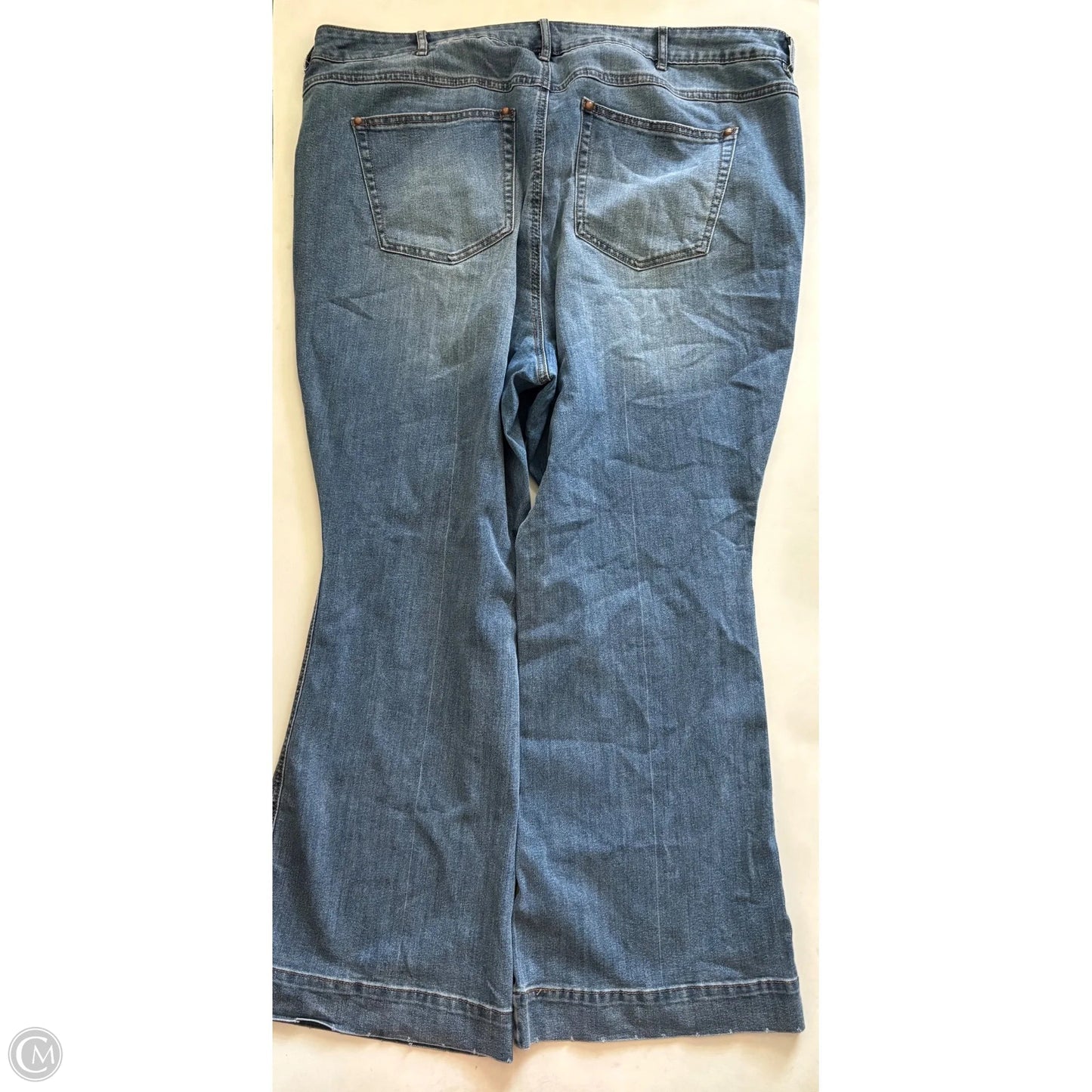 Jeans Wide Leg By Cato In Blue, Size: 20