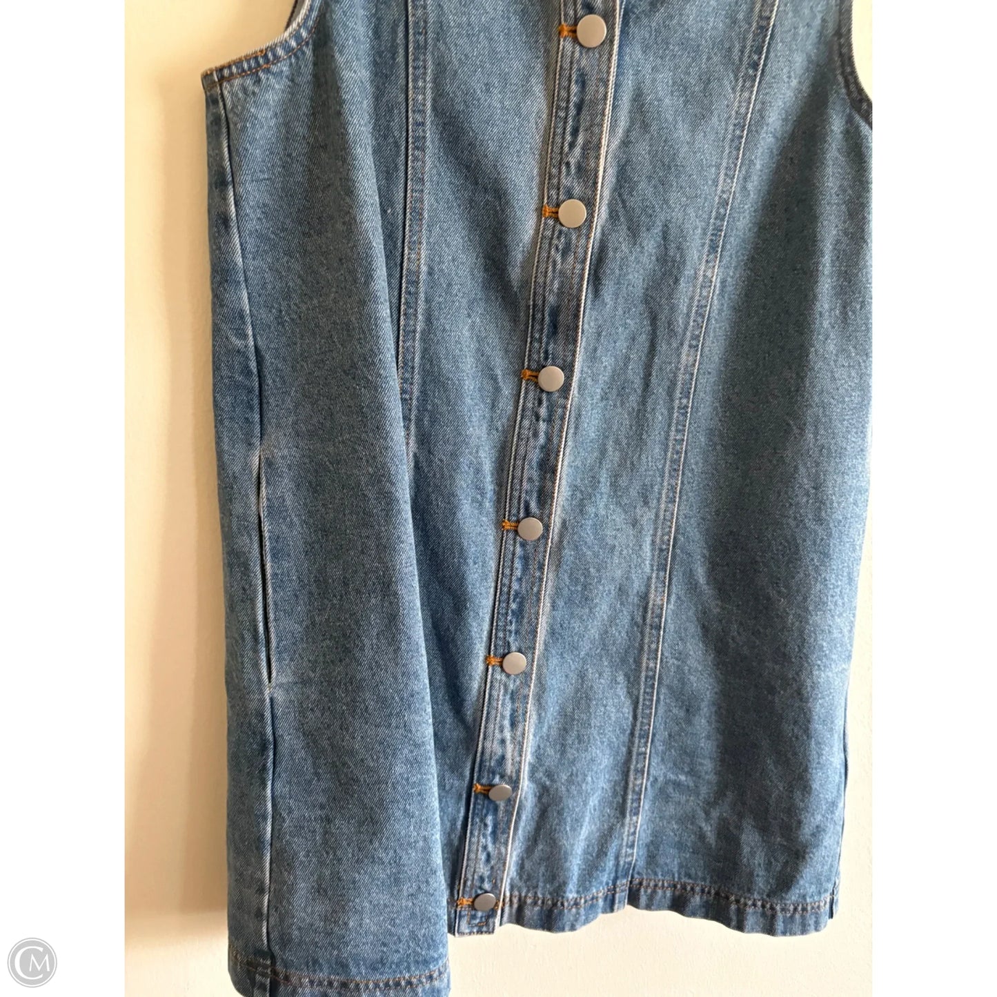 Dress Casual Short By Le Lis In Blue Denim, Size: M