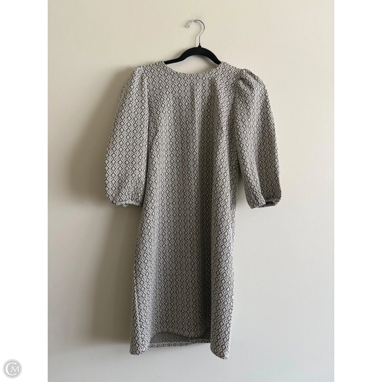 Dress Work By Loft In Black & White, Size: S