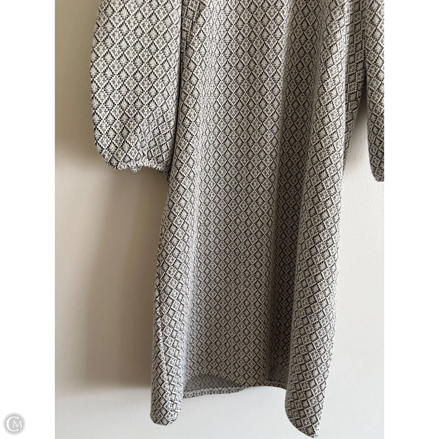 Dress Work By Loft In Black & White, Size: S