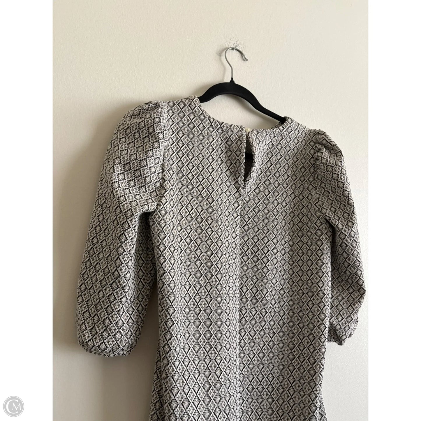 Dress Work By Loft In Black & White, Size: S