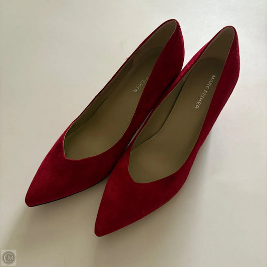 Shoes Heels Block By Marc Fisher In Red, Size: 9.5
