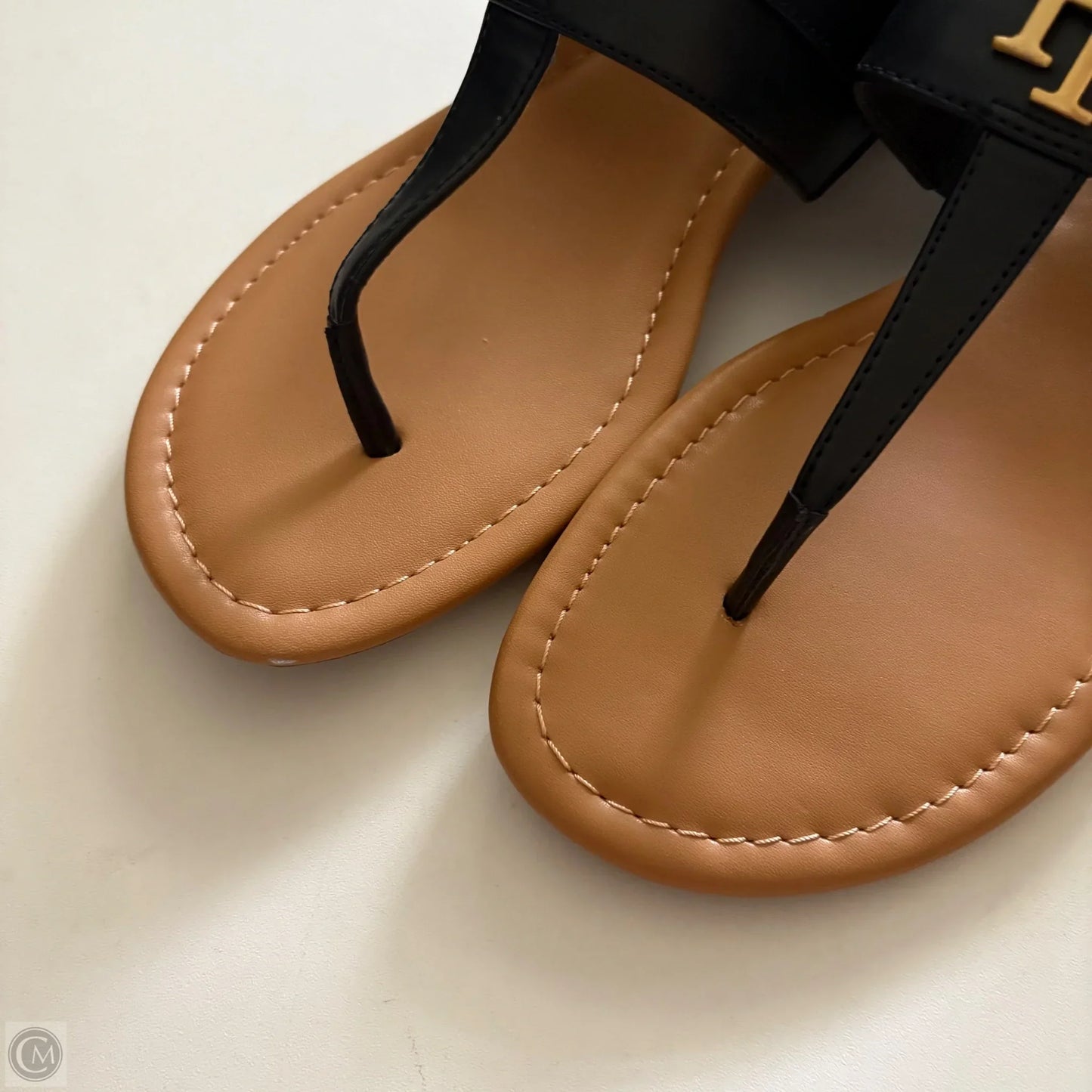 Sandals Flats By Tommy Hilfiger In Navy, Size: 11