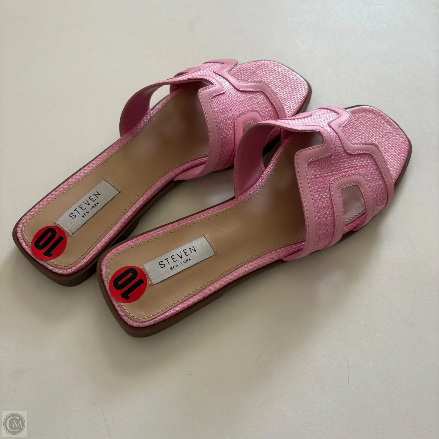 Sandals Flats By STEVEN NEW YORK In Pink, Size: 10
