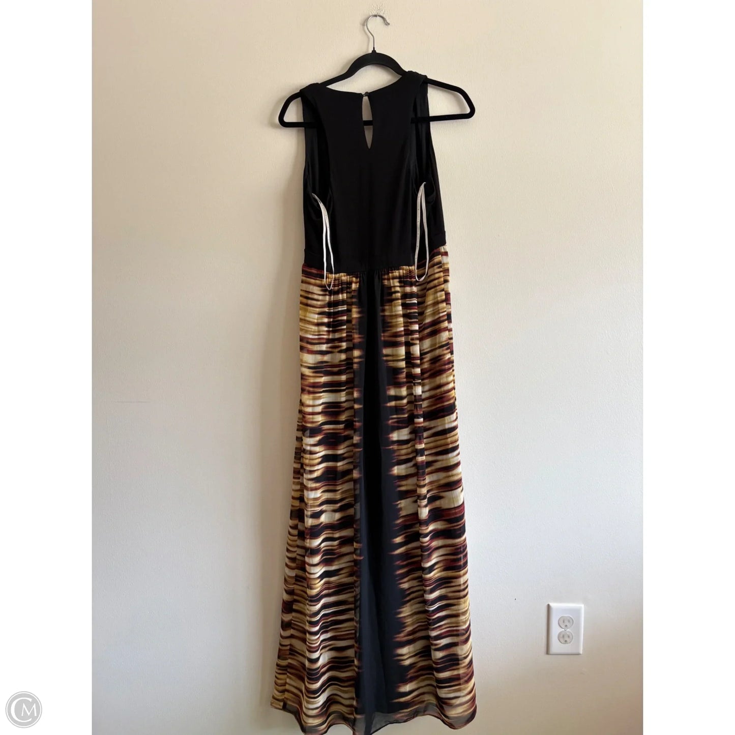 Dress Casual Maxi By Boston Proper In Black & Brown, Size: M