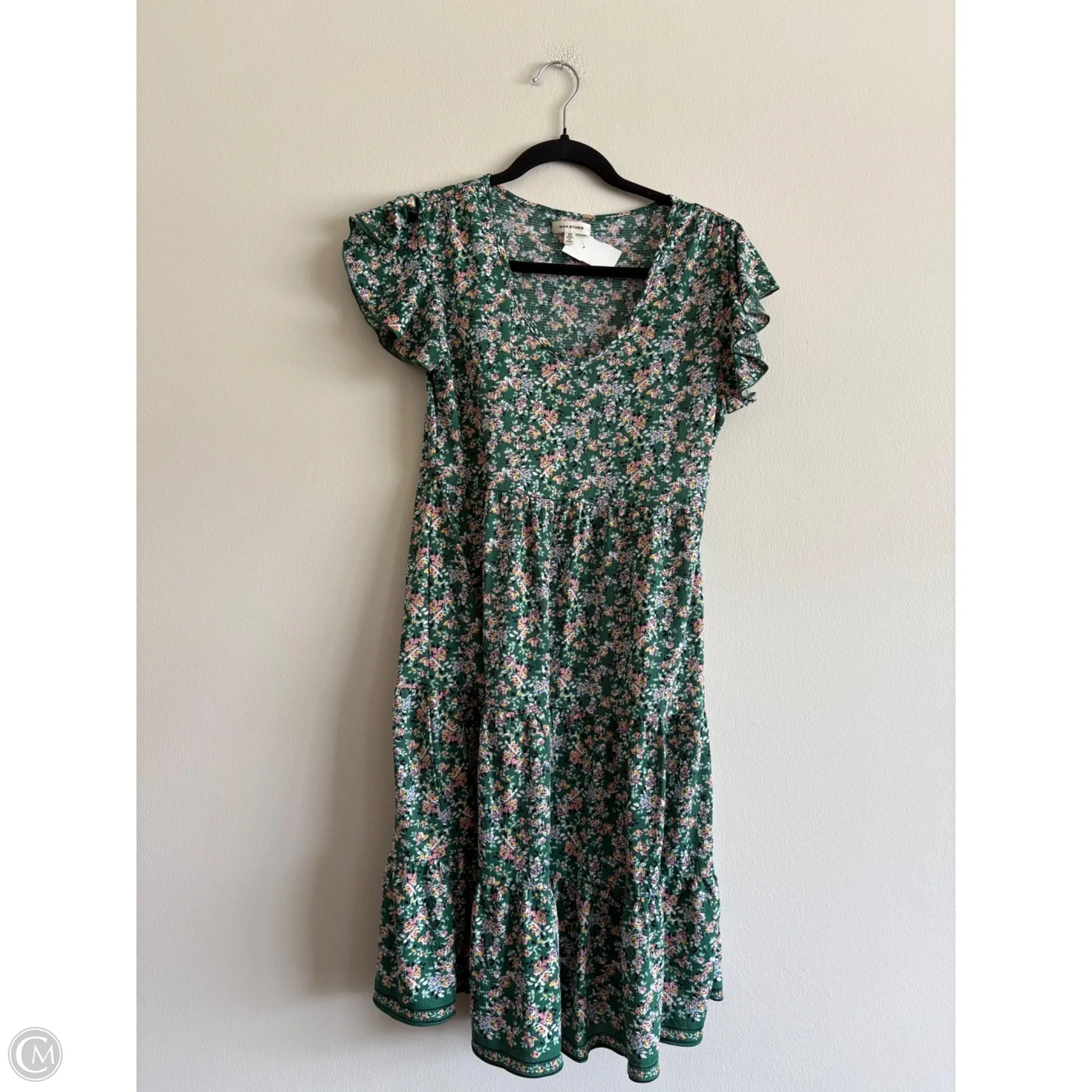 Dress Casual Short By Max Studio In Green, Size: Xs