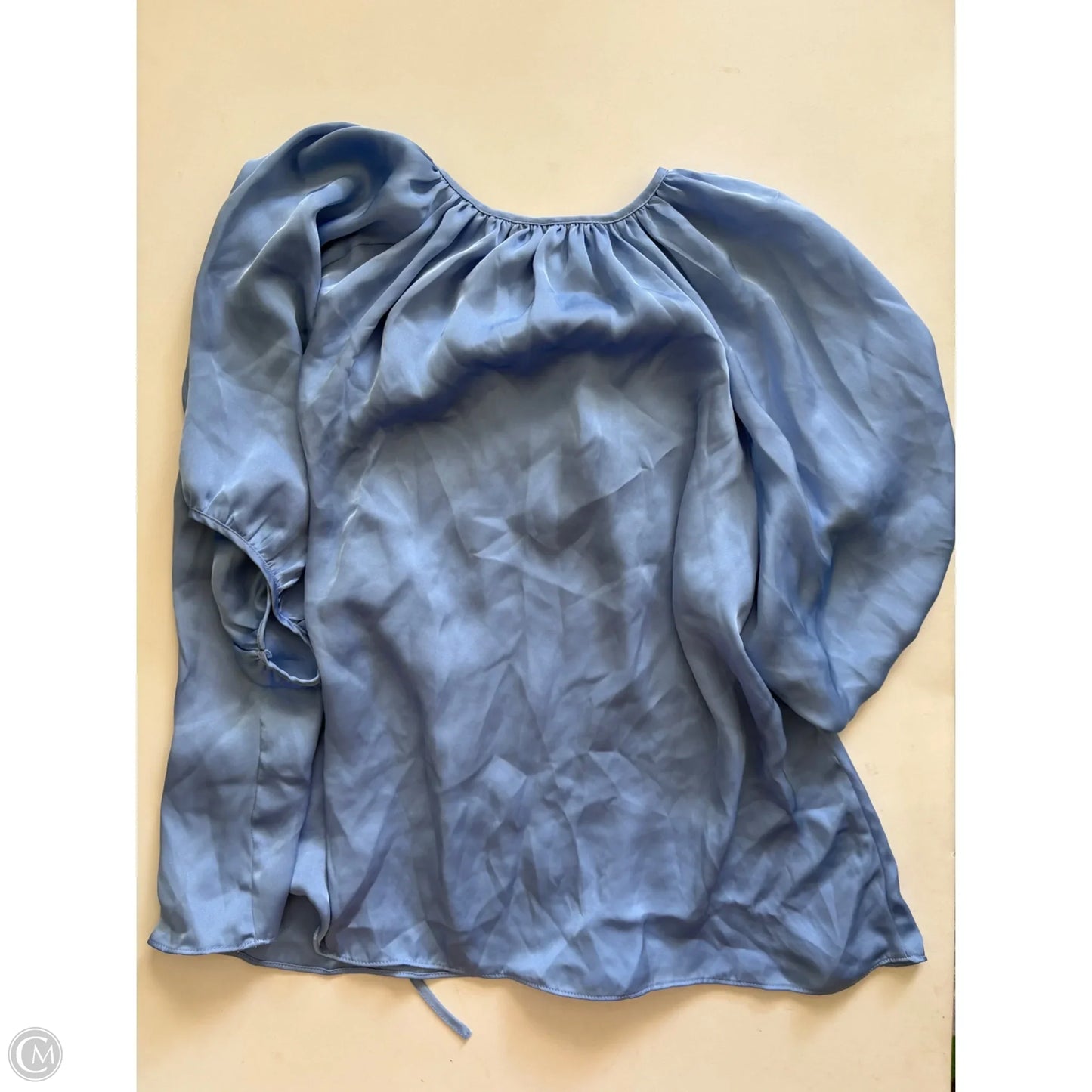 Top Short Sleeve By H&m In Blue, Size: S