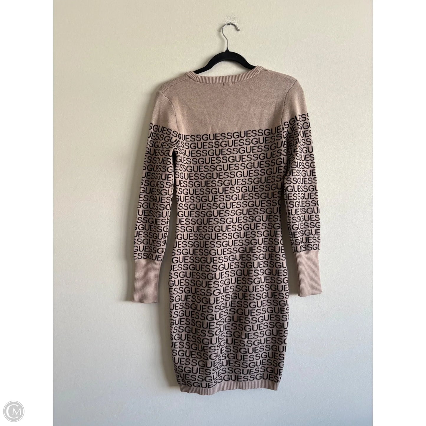 Dress Sweater By Guess In Brown, Size: M
