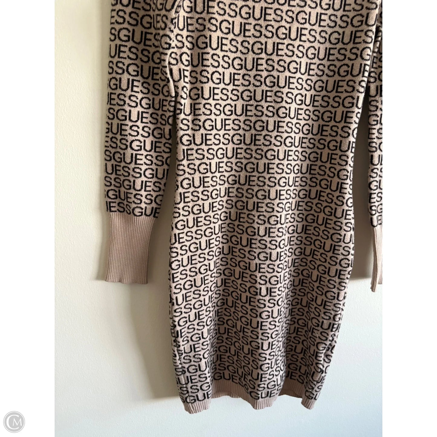 Dress Sweater By Guess In Brown, Size: M