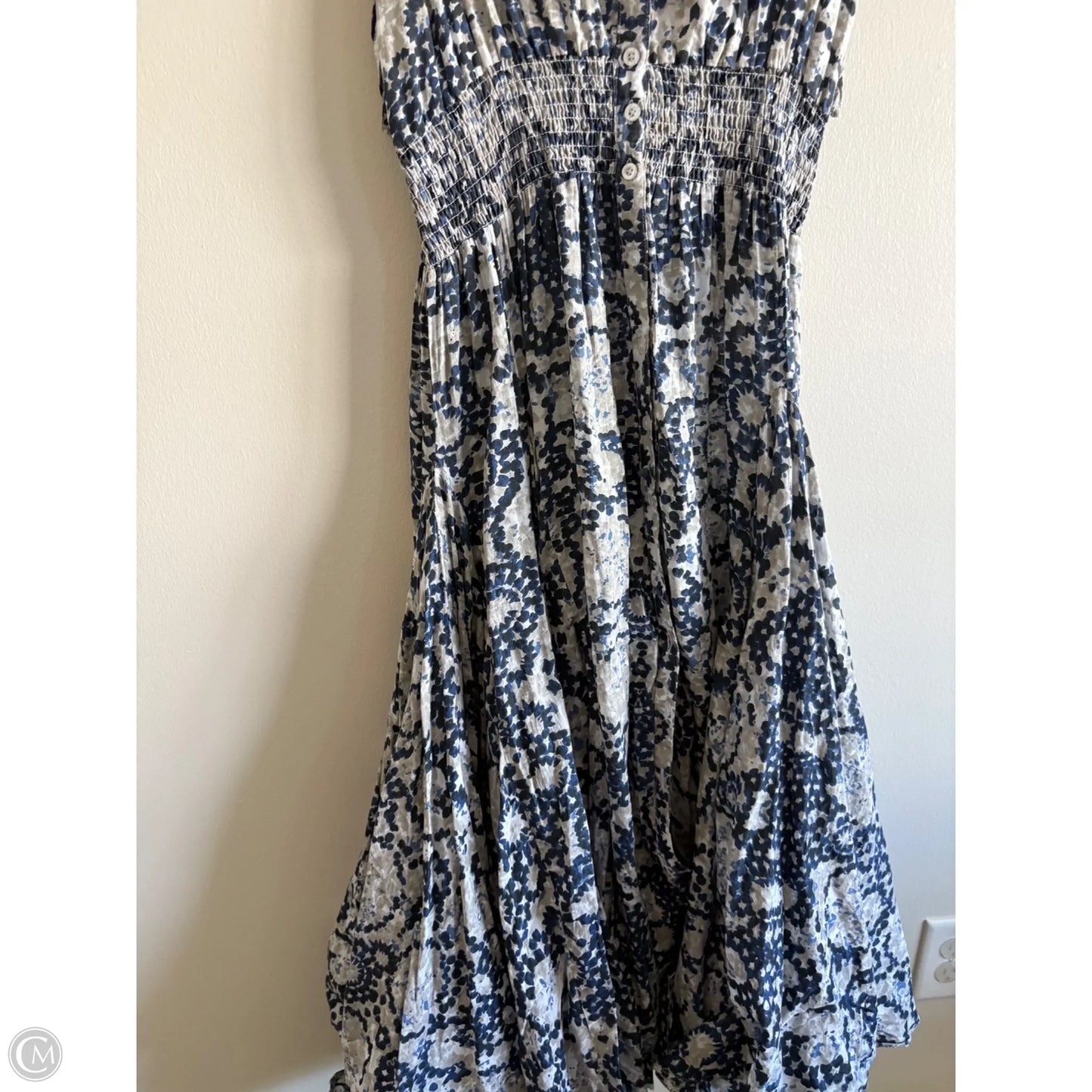 Dress Casual Maxi By Chelsea And Theodore In Blue, Size: L