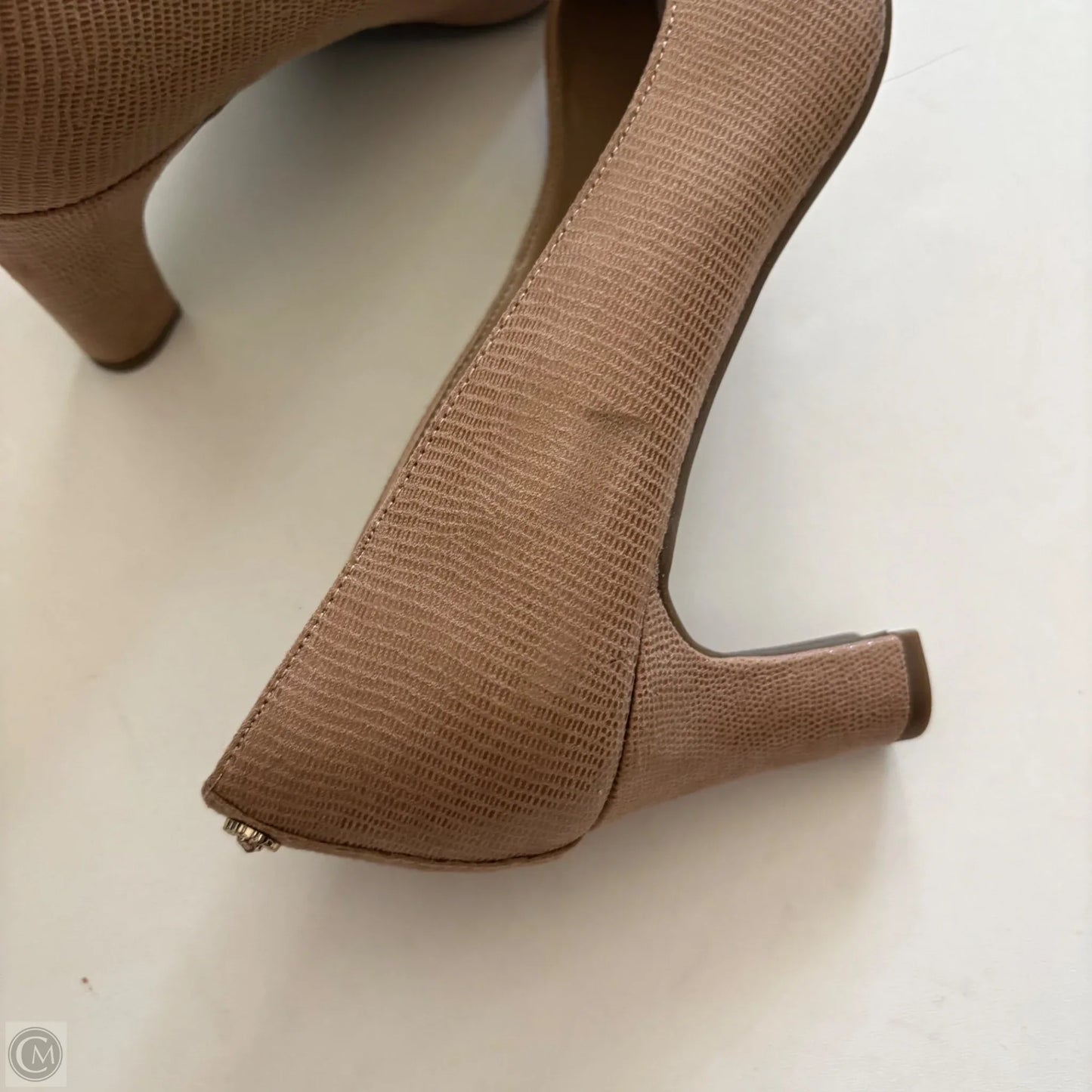 Shoes Heels Kitten By Anne Klein In Tan, Size: 8.5