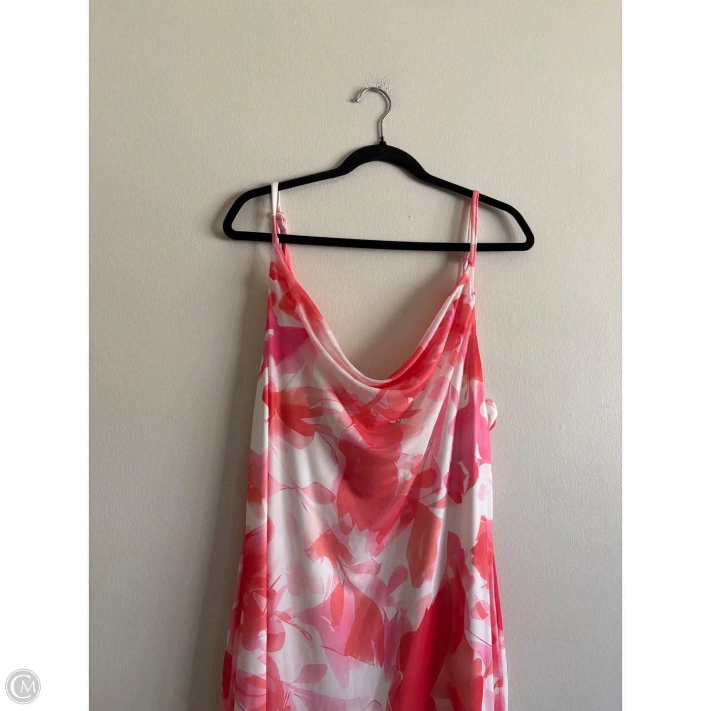 Dress Party Long By fashion In Orange & Pink, Size: Xxl