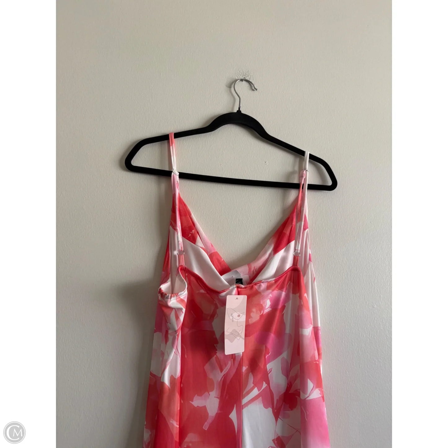 Dress Party Long By fashion In Orange & Pink, Size: Xxl