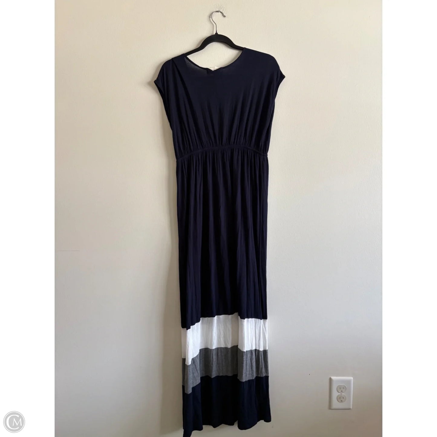 Dress Casual Maxi By Pink Rose In Navy, Size: L