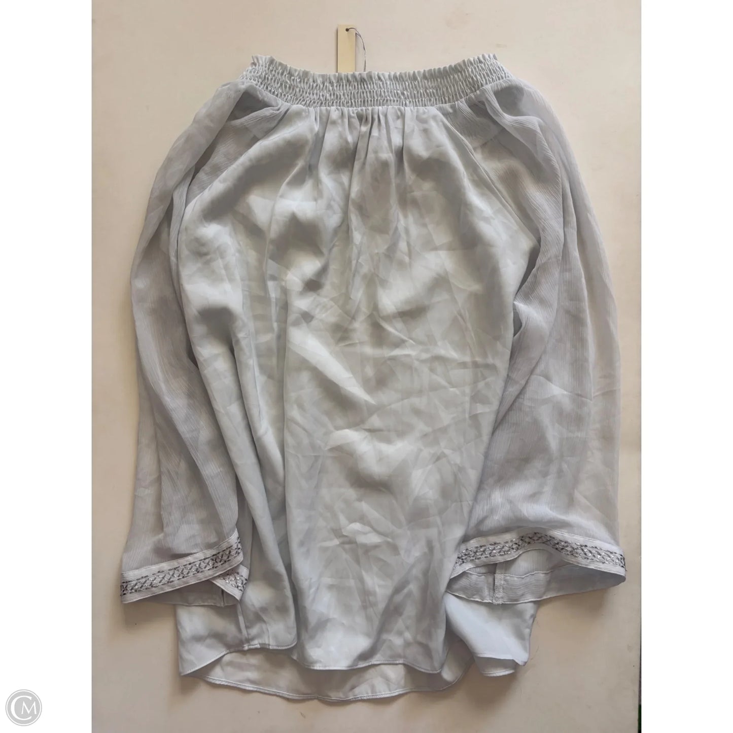 Top Long Sleeve By Lc Lauren Conrad In Blue, Size: Xxl