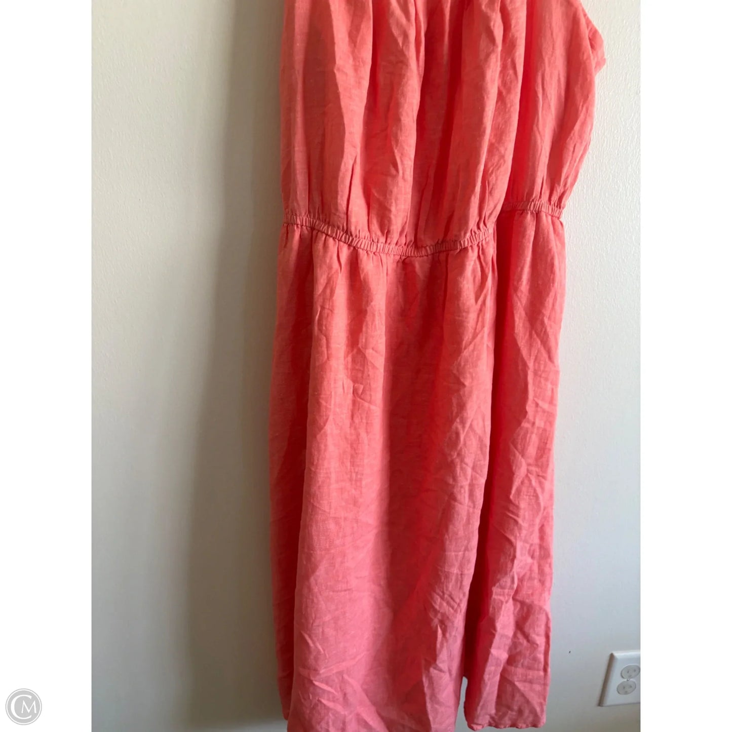 Dress Casual Midi By Old Navy In Coral, Size: Xl