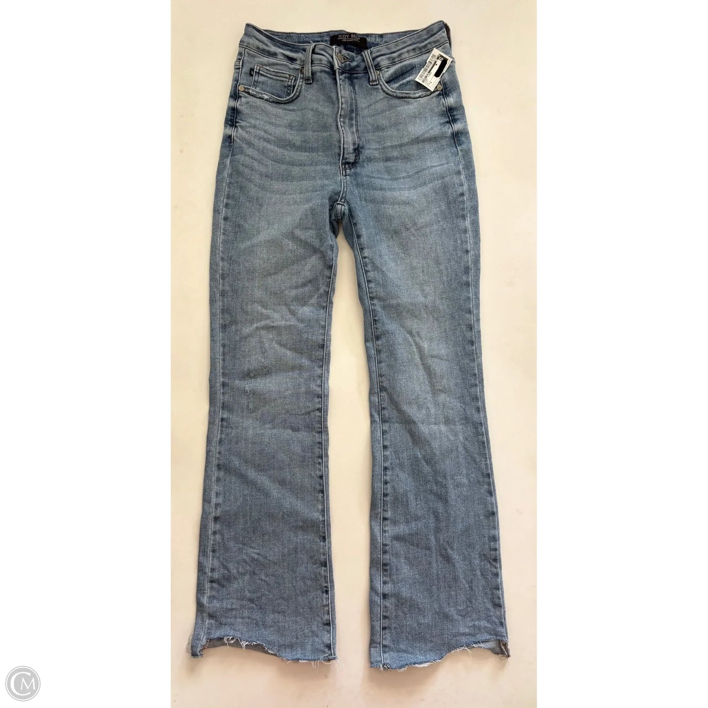 Jeans Flared By Judy Blue In Blue, Size: 6