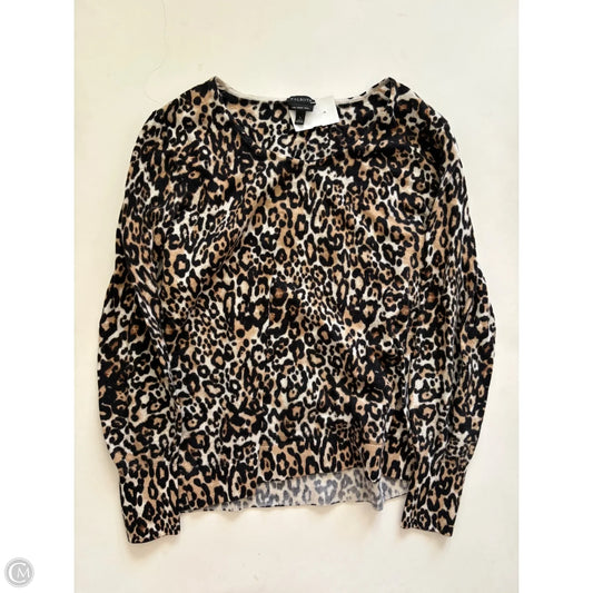 Sweater By Talbots In Animal Print, Size: L