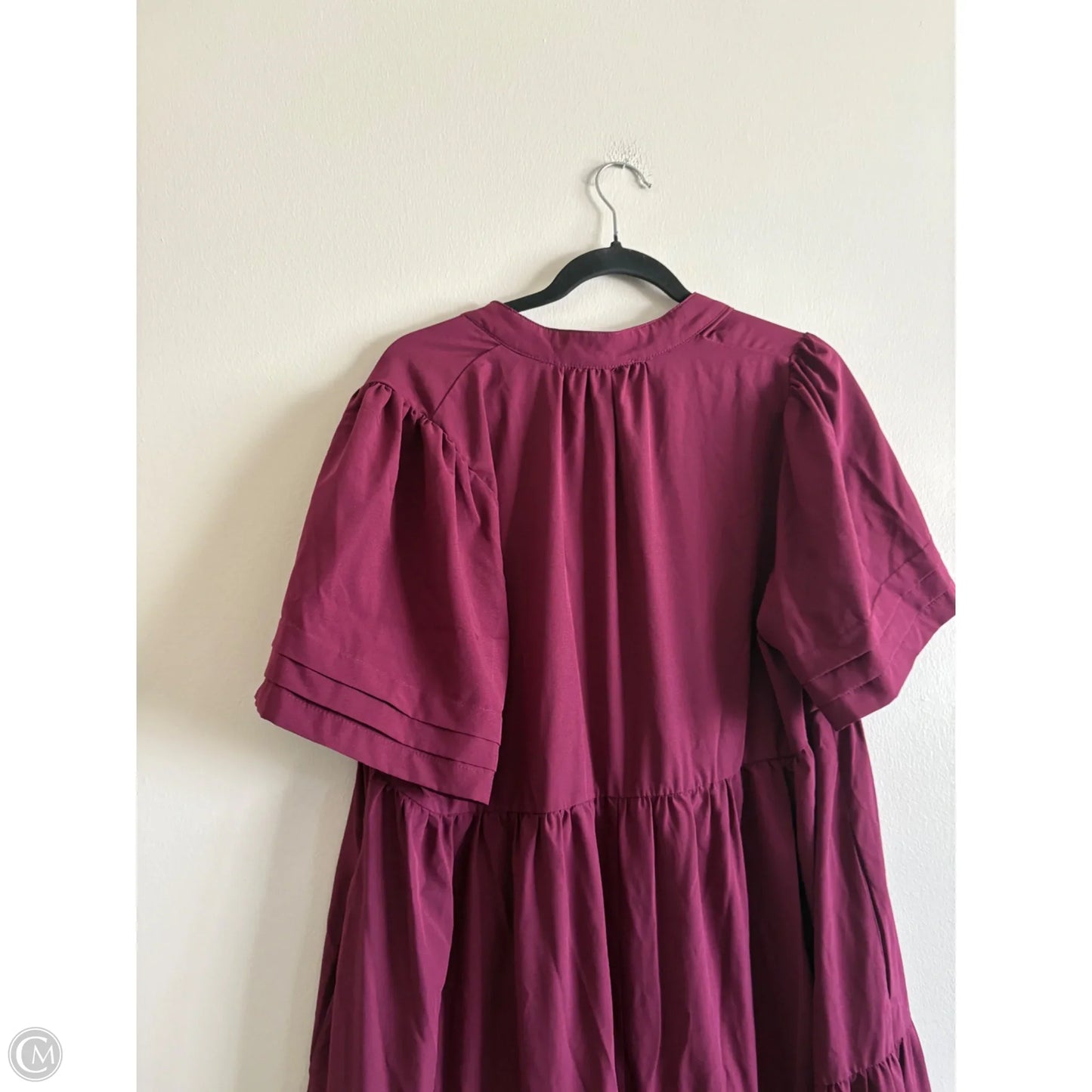 Dress Casual Maxi By Entro In Maroon, Size: L