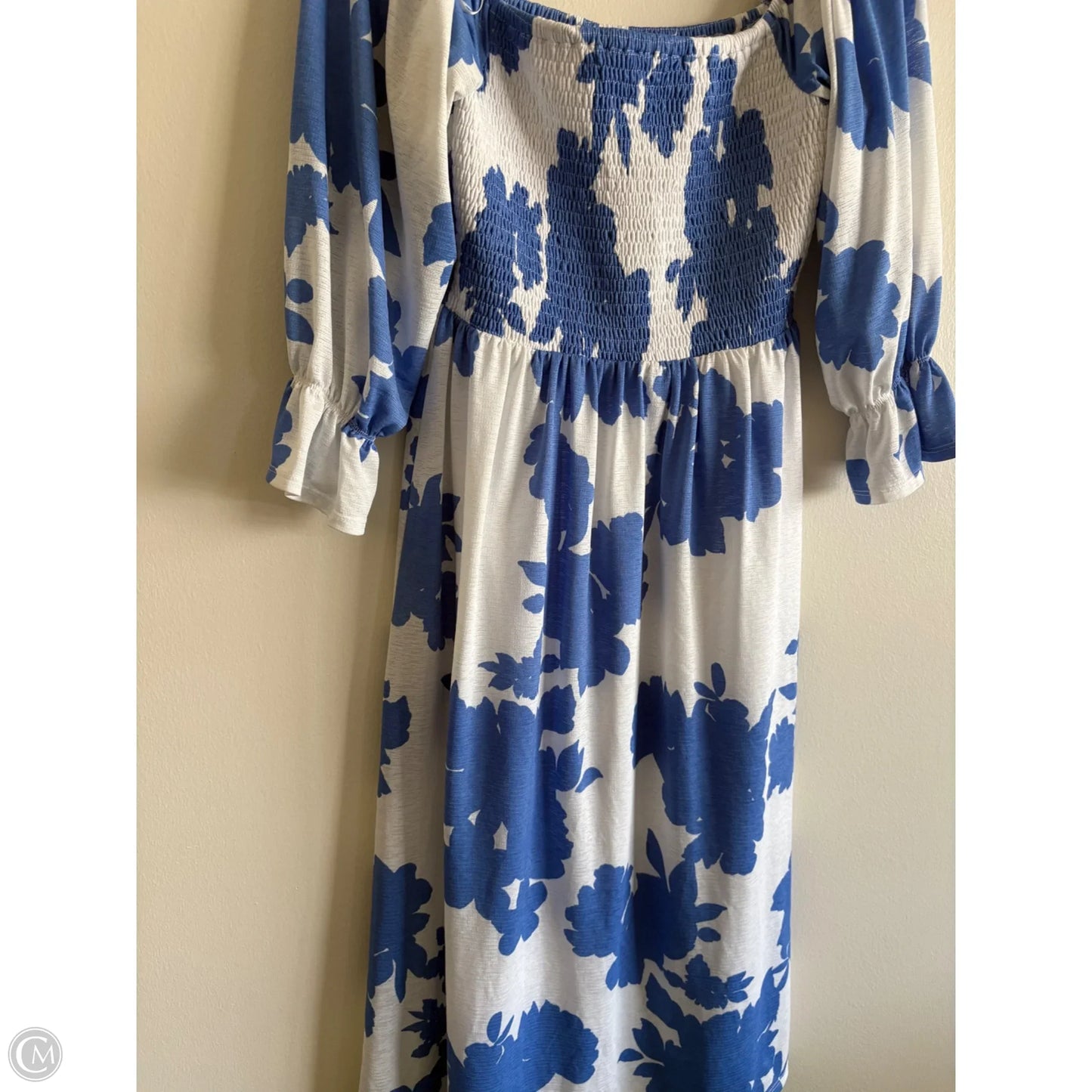 Dress Casual Midi By Sugar Lips In Blue, Size: S