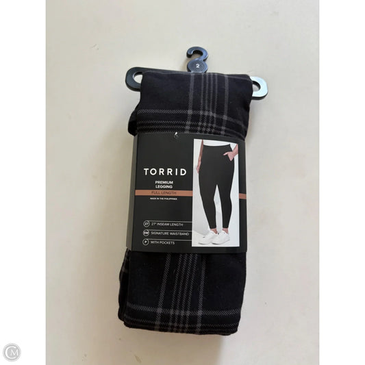 Pants Leggings By Torrid In Plaid Pattern, Size: 2x