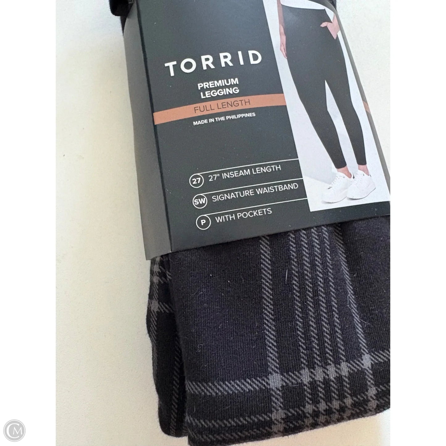 Pants Leggings By Torrid In Plaid Pattern, Size: 2x