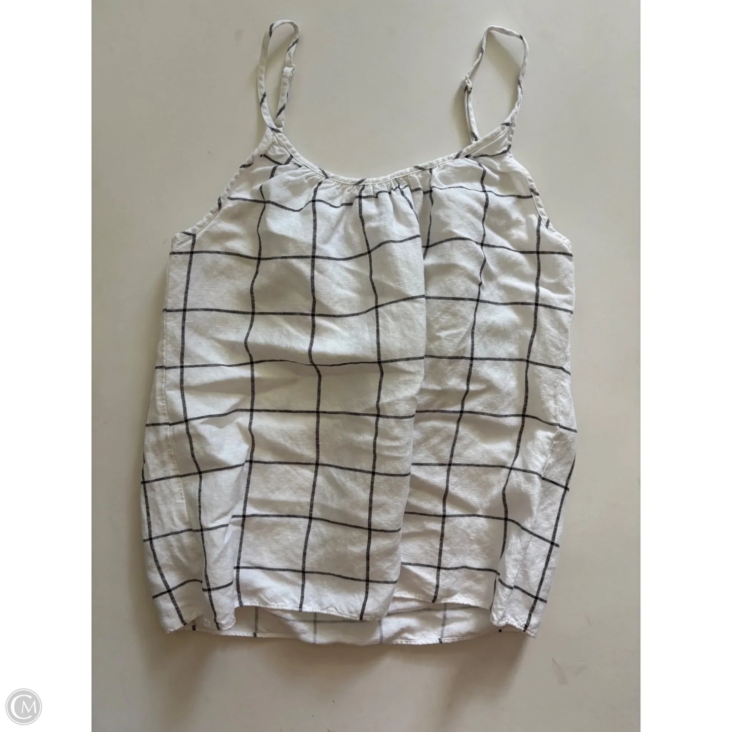 Top Sleeveless By Loft In White, Size: S