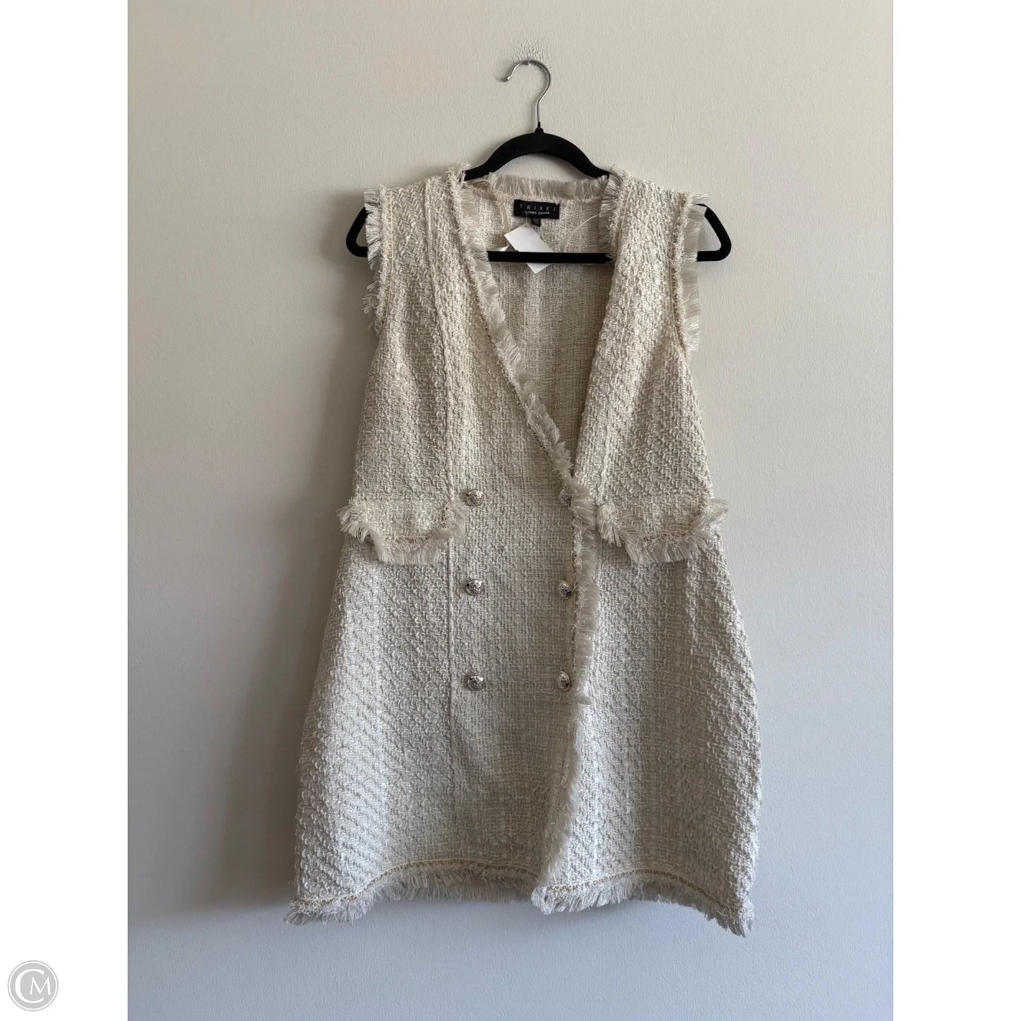 Vest Other By Trixxi In Cream, Size: Xl