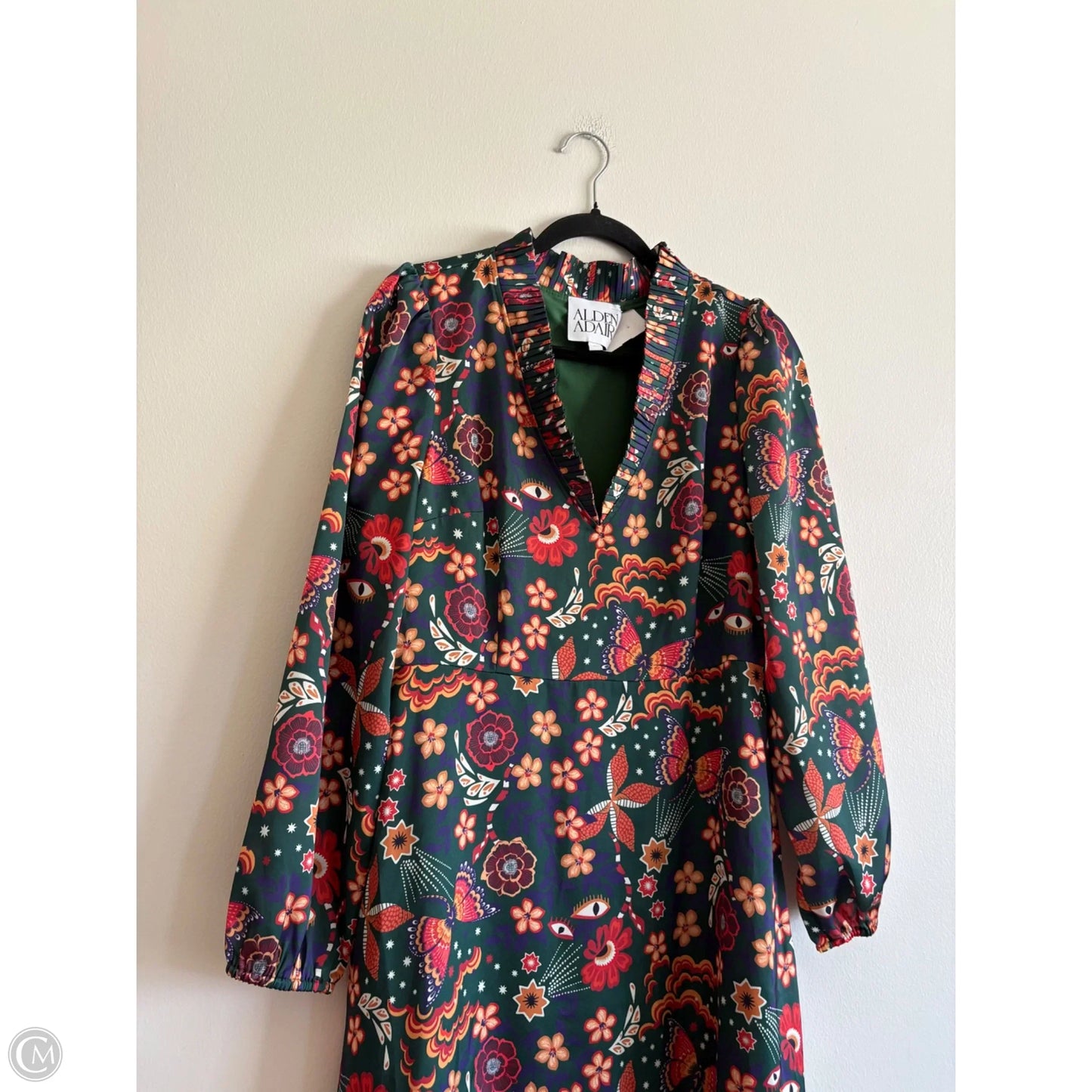 Dress Party Long By ALDEN ADAIR In Floral Print, Size: L