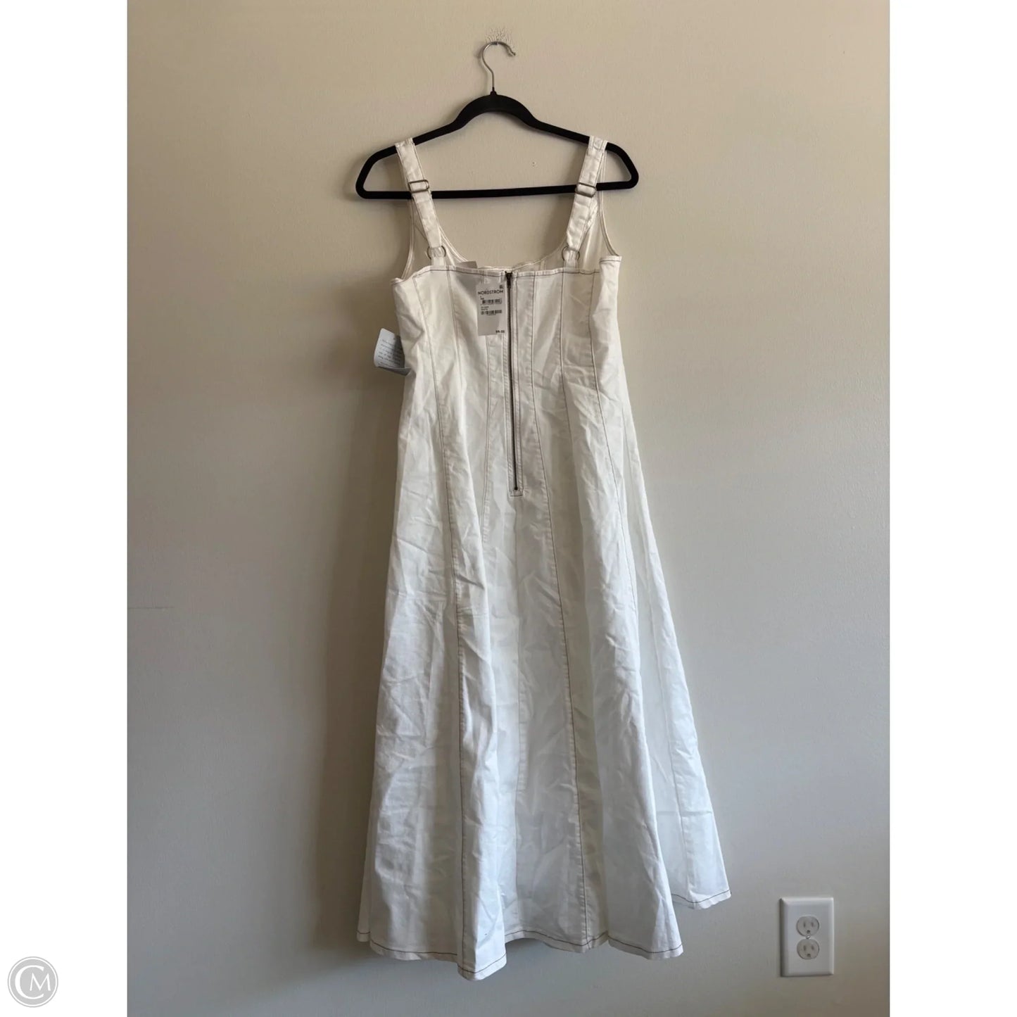 Dress Casual Maxi By Petal & Pup In White, Size: L