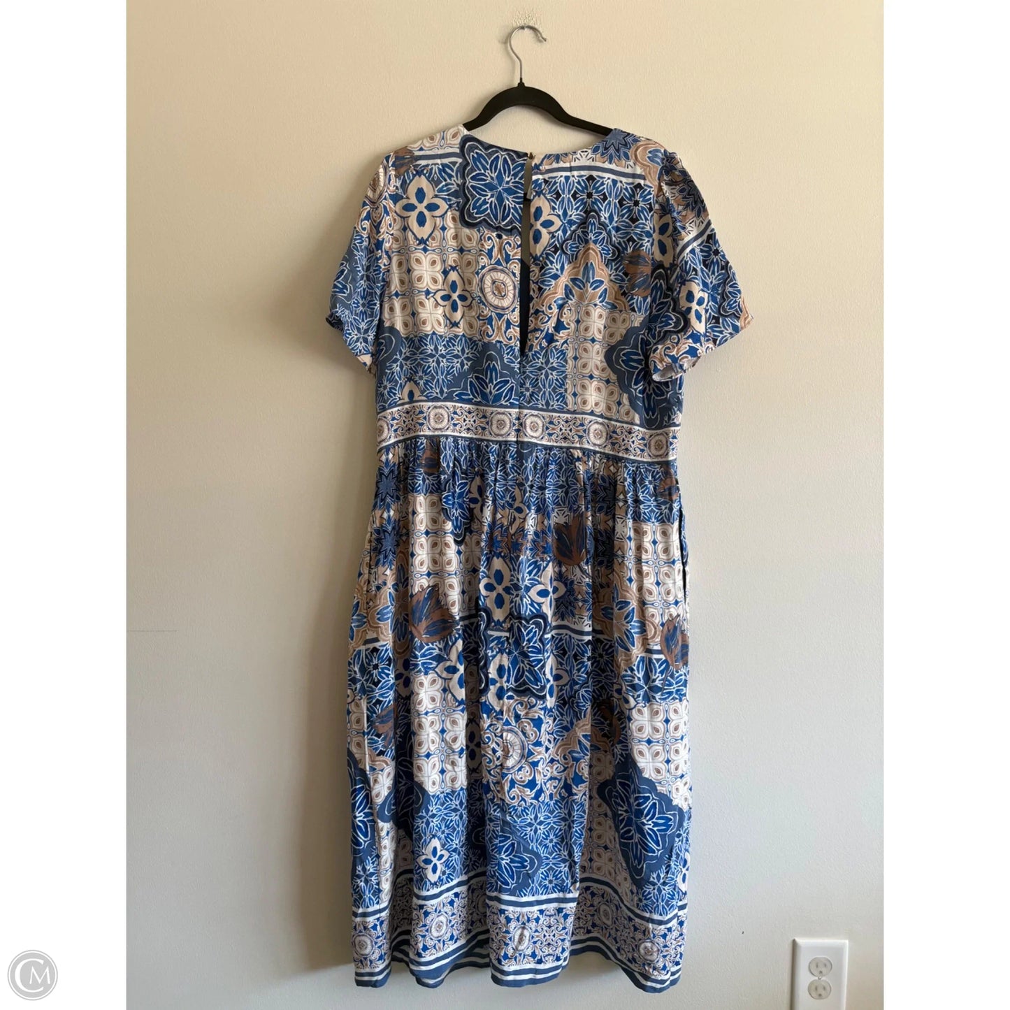 Dress Party Long By Talbots In Blue, Size: 16