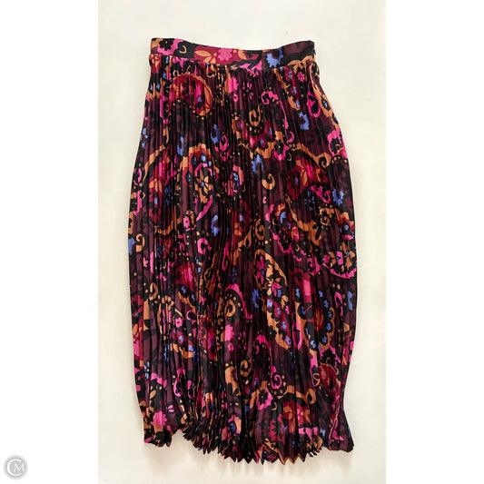 Skirt Midi By Ann Taylor In Multi-colored, Size: 0